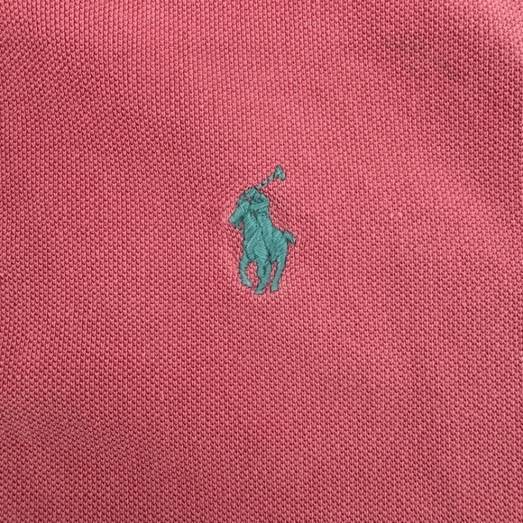 Polo Ralph Lauren Mens XXL Classic Fit Big Pony Polo Shirt Coral Short Sleeve - Picture 8 of 9